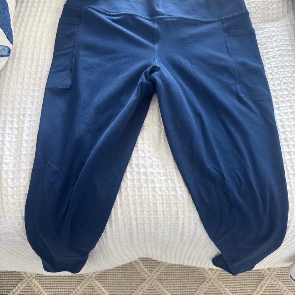 Navy Blue Athleta Leggings L